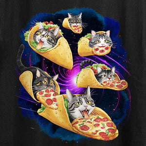 Galaxy Tacocat Spelled Backwards Tacocat - Unique Taco Food Lover Shirts
