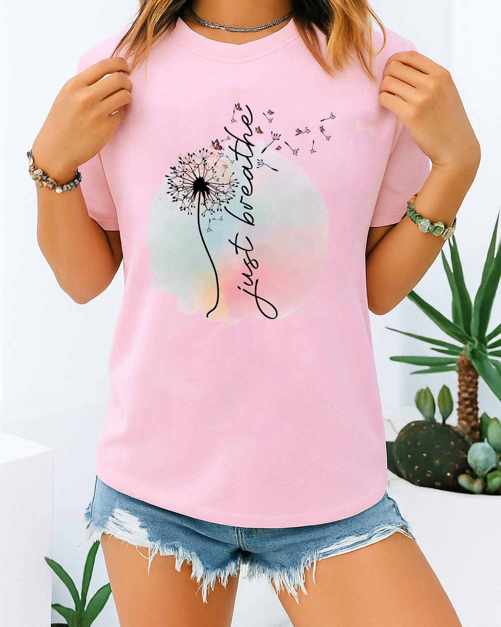 Just Breathe – Comfort Colors 1717 Anxiety Self-Help Shirt (Copy)