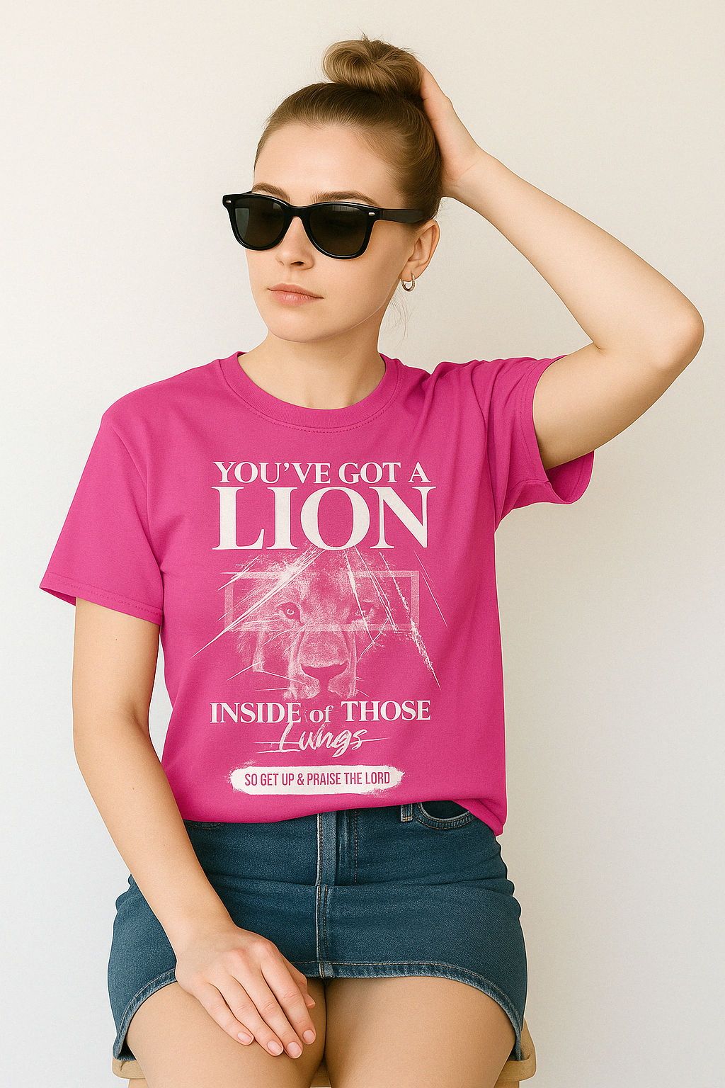 You’ve Got a Lion Inside Shirt – Christian Worship Praise Tee | Comfort Colors 1717