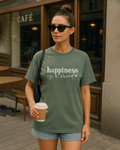 Moss green Comfort Colors 1717 shirt with inspirational quote design, women's mental health tee