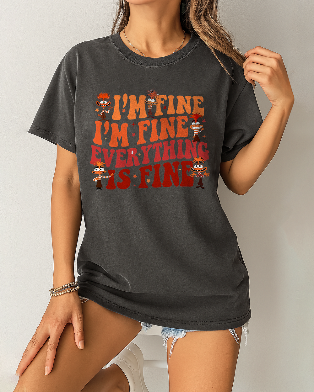 Pepper Comfort Colors 1717 shirt with chaotic funny quote and bold red lettering