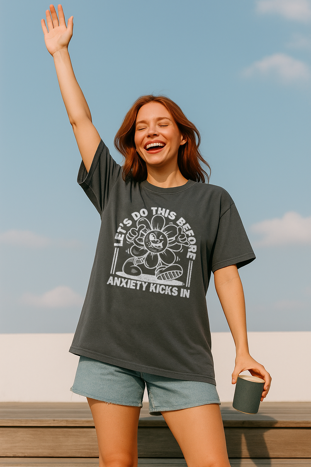 Pepper Comfort Colors 1717 shirt with dark humor flower anxiety message