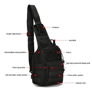 Military Tactical Sling Chest Bag: Essential Outdoor Crossbody Gear