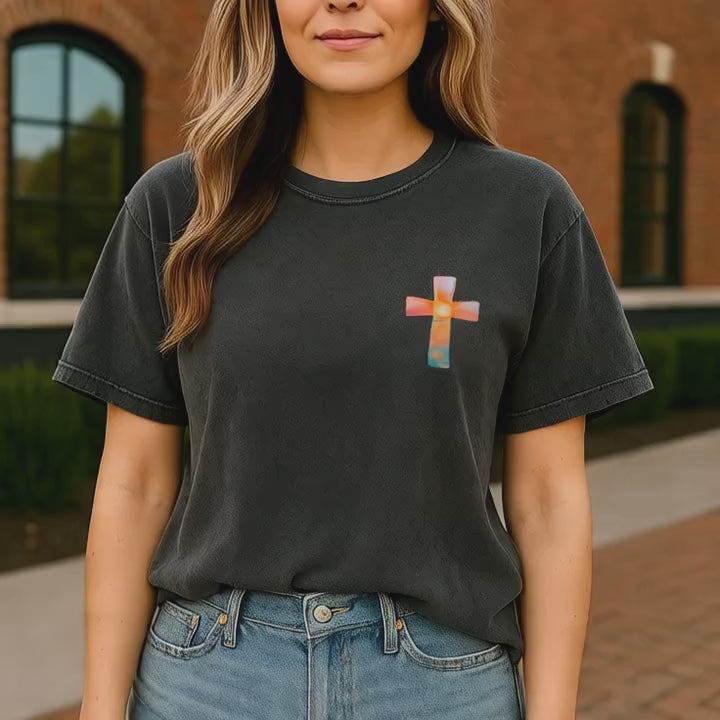 His Mercies Are New Shirt, Christian Comfort Colors T-Shirt, Bible Verse Faith Tee, Lamentations 3:22-23